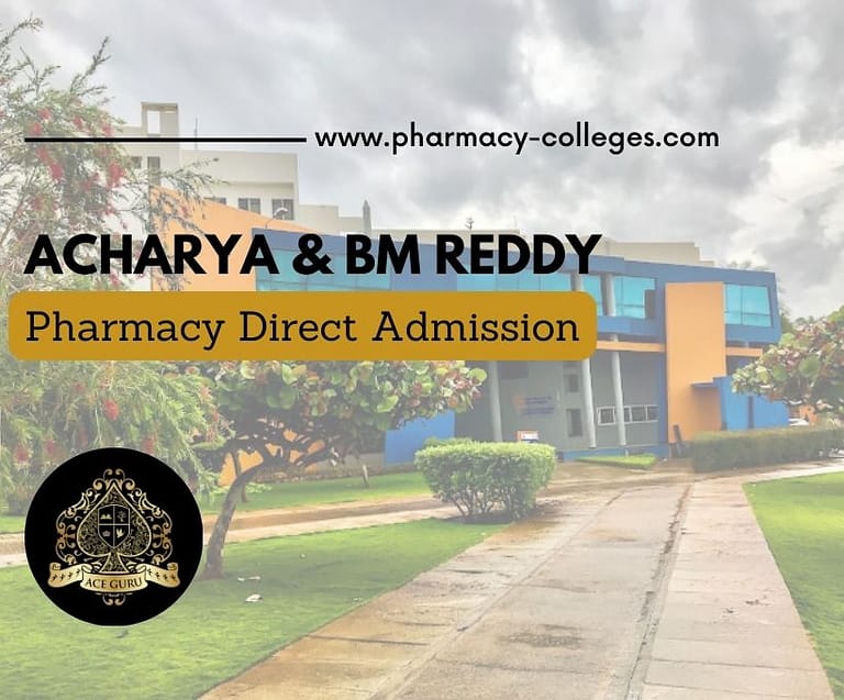 Acharya College of Pharmacy Direct Admission via Management Quota